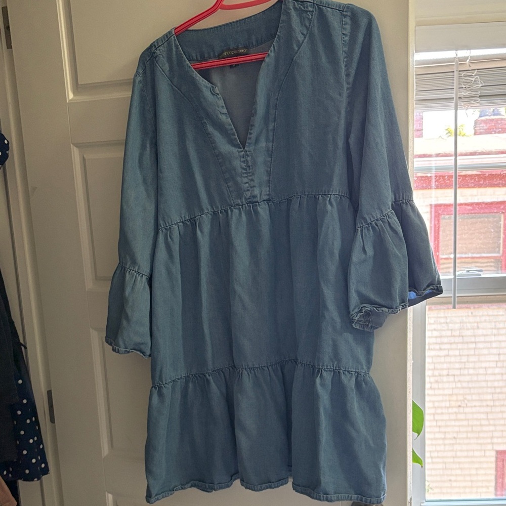 Blue Denim Tunic Dress